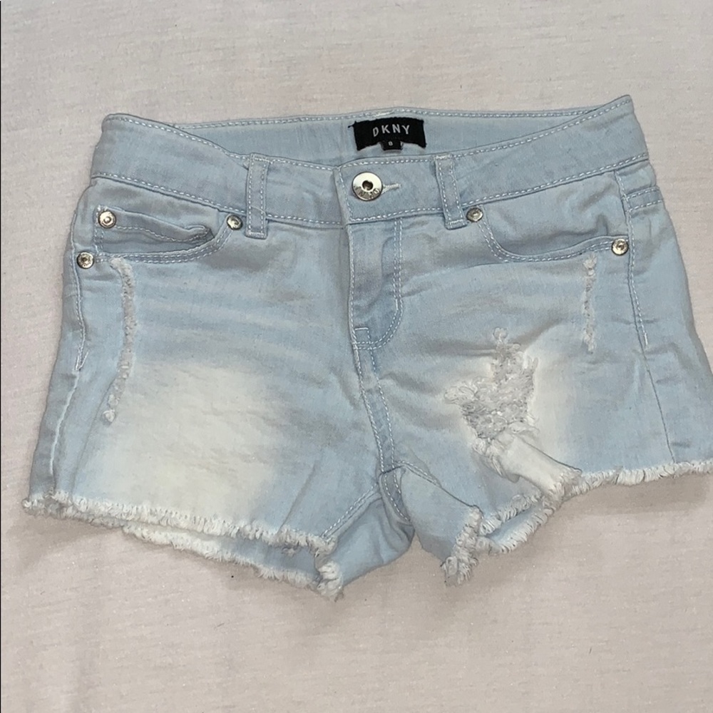 DKNY denim jean shorts (kids)
